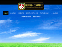 Tablet Screenshot of heartofnature.biz